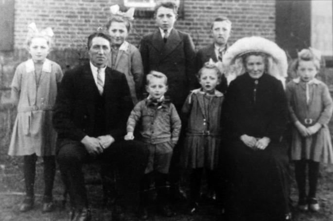 Oude familie foto