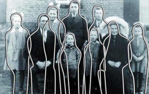 Figuren n.a.v. familie foto